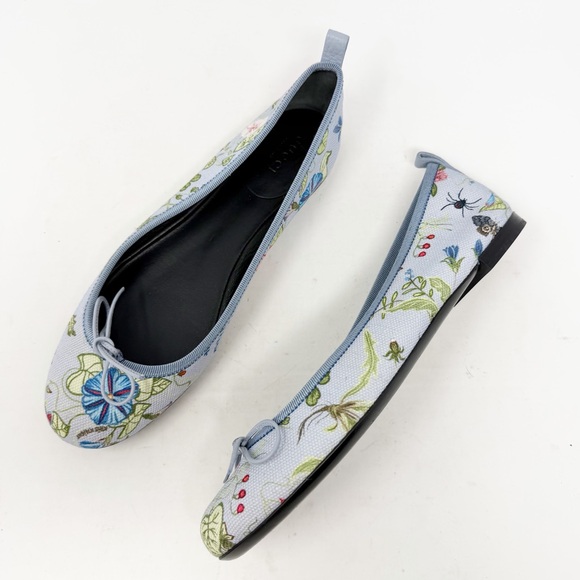 Gucci Shoes - Gucci Ali Floral Canvas Ballet Flats Size 37.5